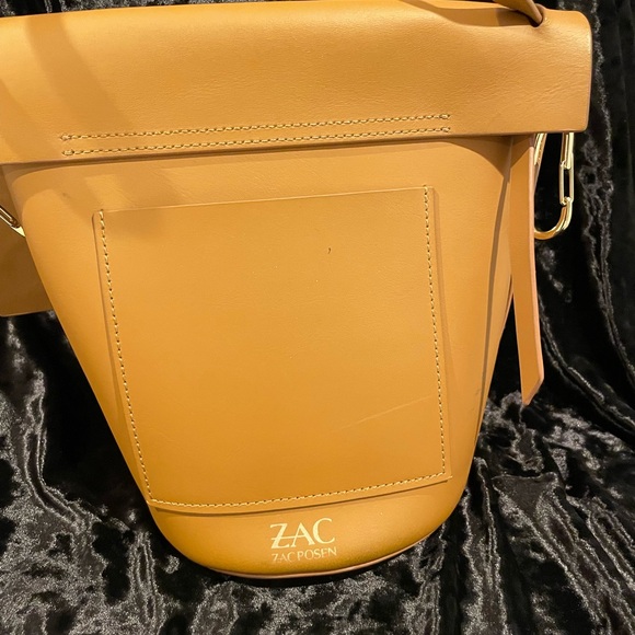 Zac Zac Posen Belay Crossbody Tan Leather Bag - Picture 4 of 10